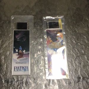 Set of two Disney film cell book marks
